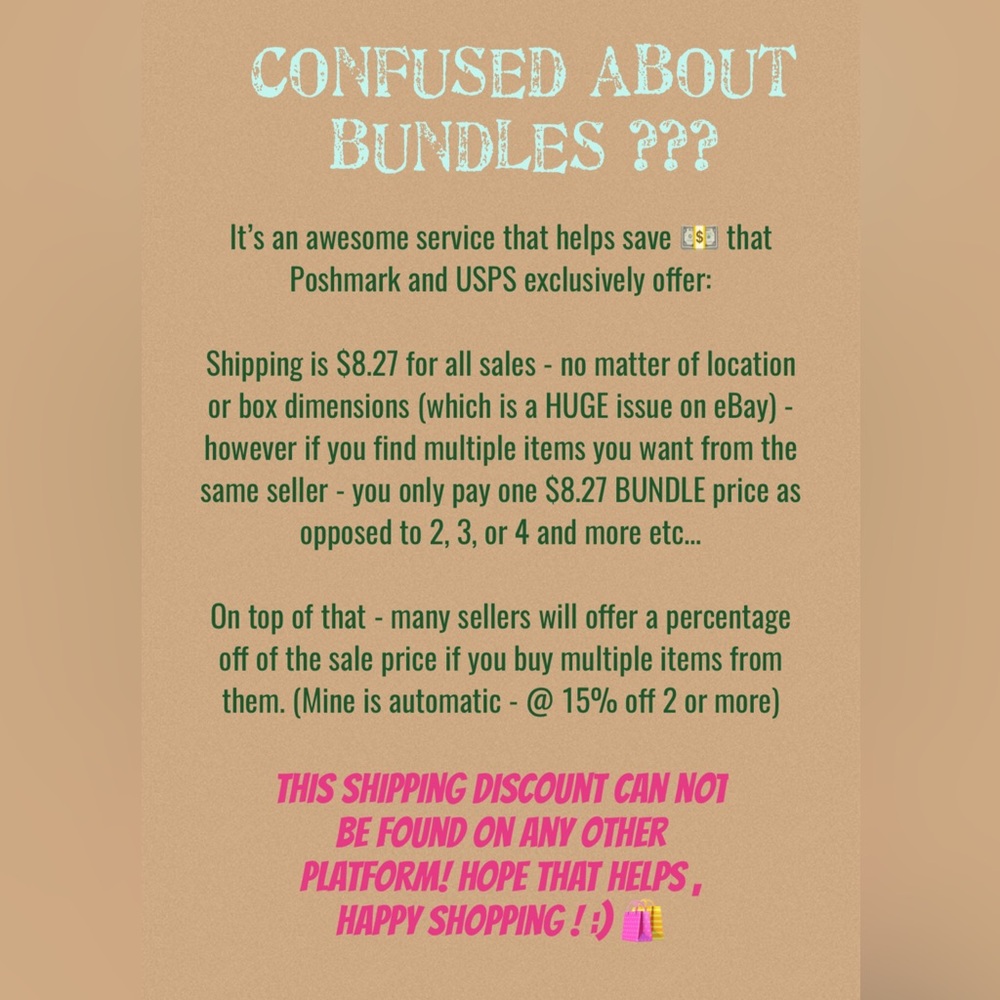 Informational Shipping Notice